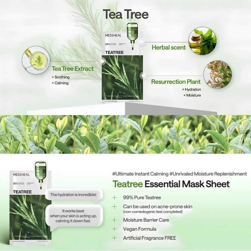 Bundle of 2 Mediheal Trial Pack Essential Mask (1ea x2)