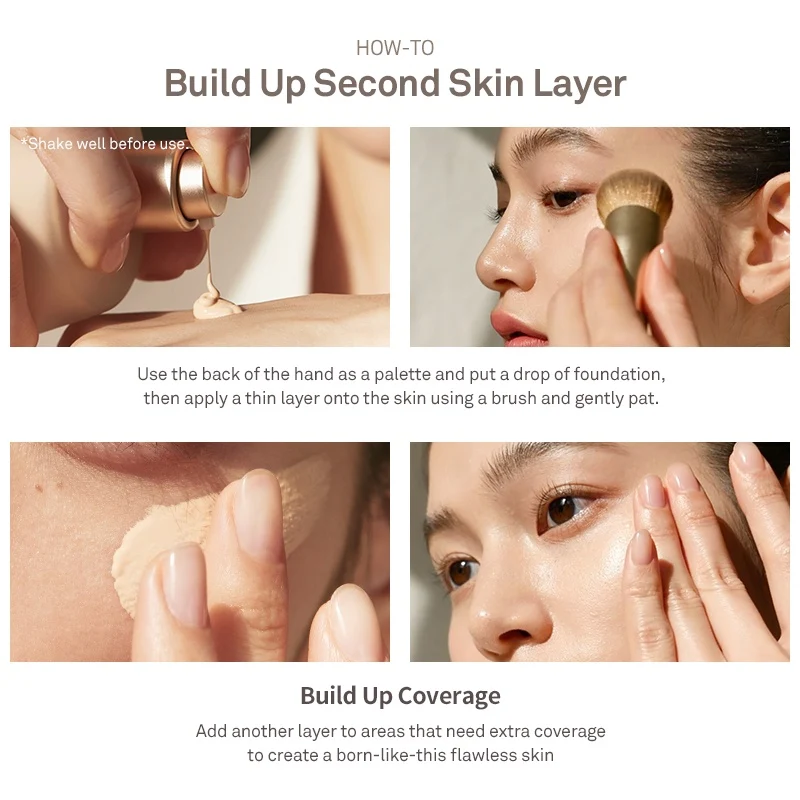 [CLEARANCE] [EXPIRY FEB 2027] hince Second Skin Foundation - 2 Colors to Choose