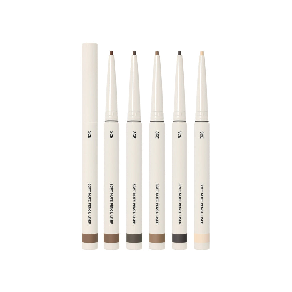 3CE Soft Mute Pencil Liner [7 Color To Choose]