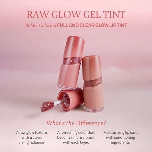 hince Raw Glow Gel Tint - 19 Colors to Choose