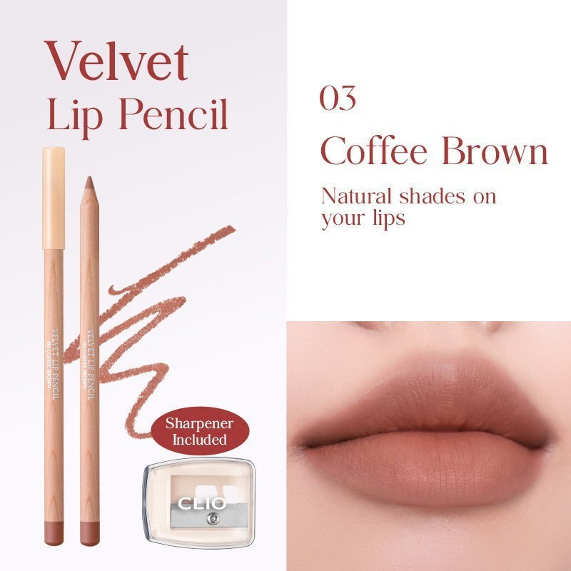 CLIO Velvet Lip Pencil Set - 12 Color to Choose
