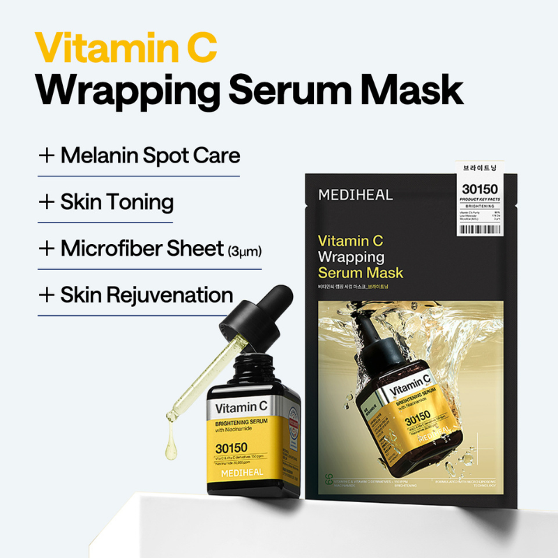 MEDIHEAL Wrapping Serum Mask (1ea) - 5 Variants to Choose