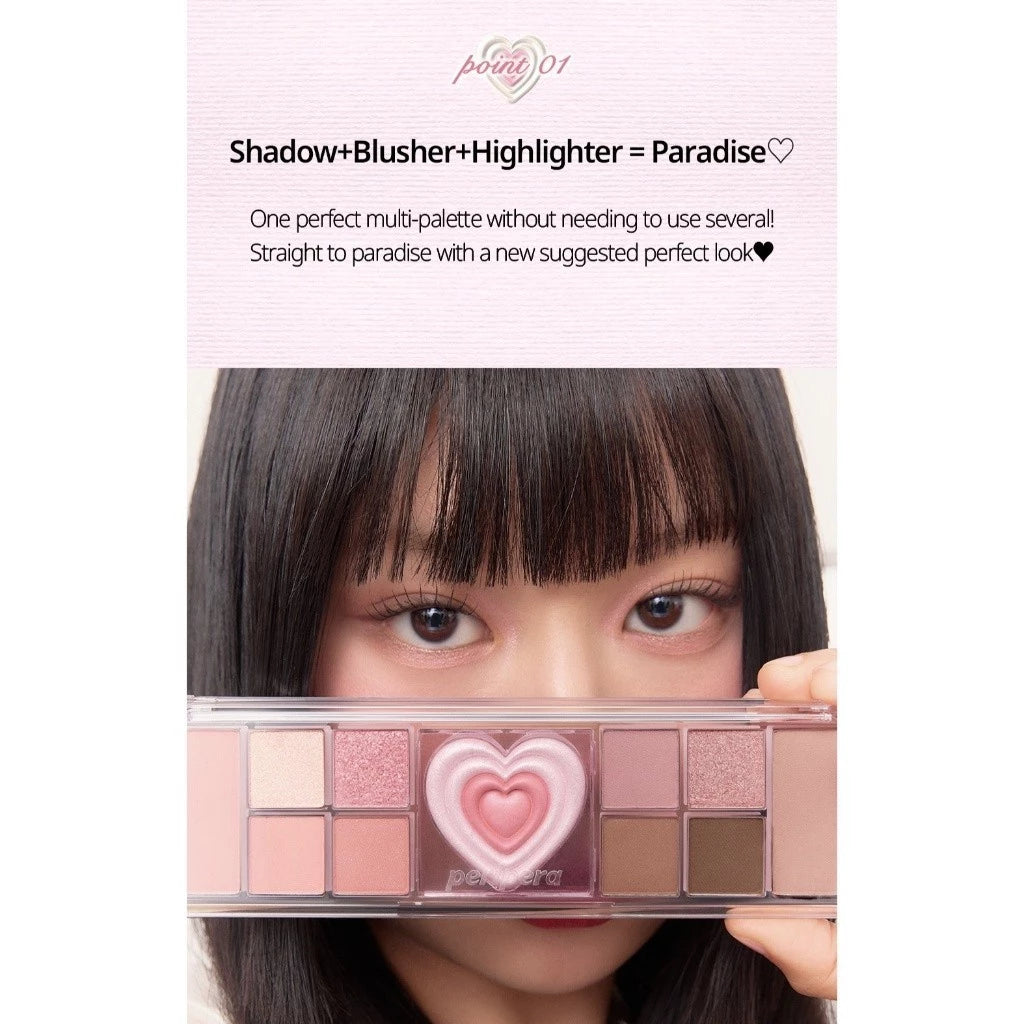 [CLEARANCE] [EXP JAN 2027] PERIPERA ALL TAKE MOOD LIKE PALETTE- #02 Peach Heaven