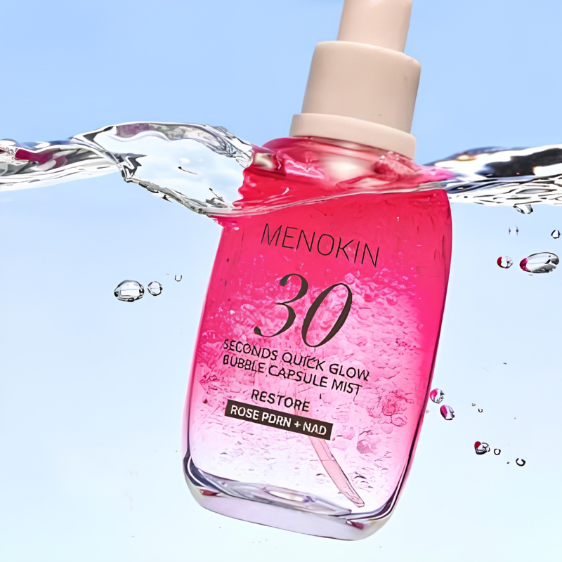 MENOKIN 30 Seconds Quick GLOW Bubble Serum Mist RESTORE 98ml