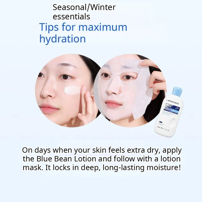 BRINGGREEN Blue Bean B5-PDRN Mild Lotion Mask (4ea)