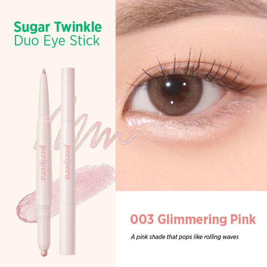 [CLEARANCE] [EXPIRY FEB 2026] PERIPERA Sugar Twinkle Duo Eye Stick_#03 Glimmering Pink