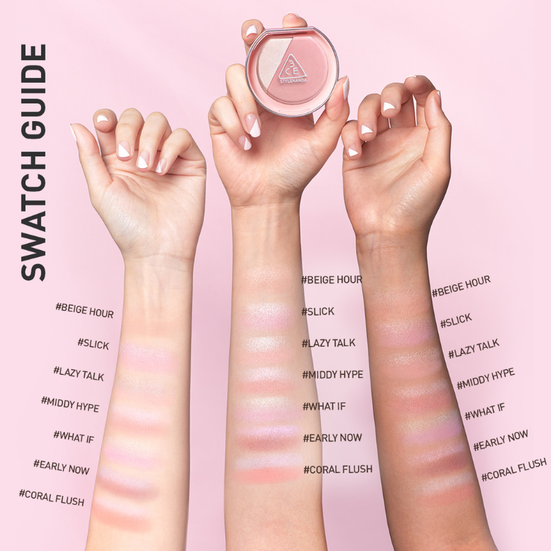 3CE Blushlighter - 7 Color to Choose