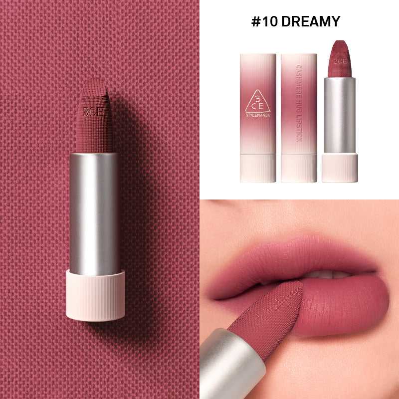 3CE Cashmerehug Lipstick - 10 Color to Choose