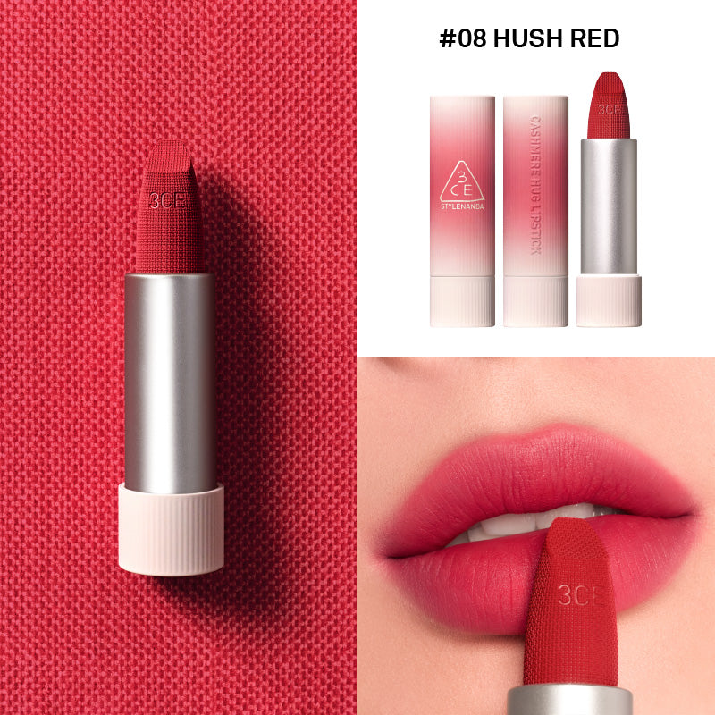 3CE Cashmerehug Lipstick - 10 Color to Choose