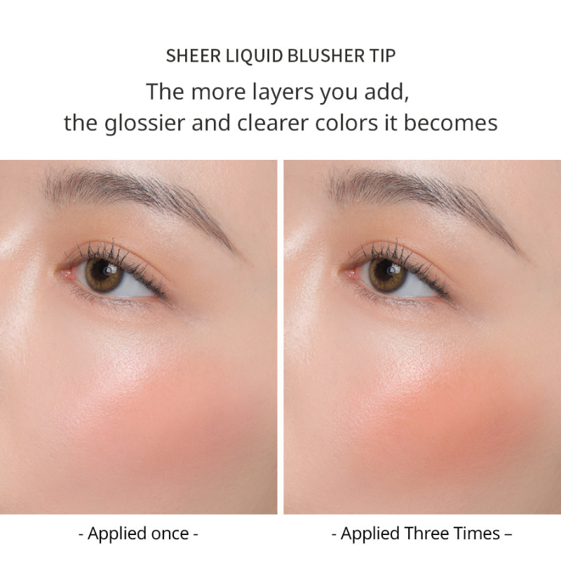 3CE Sheer Liquid Blusher - 3 Color to Choose