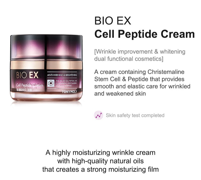 TONY MOLY Bio Ex Cell Peptide Skin Care 3 Set