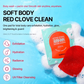 laundryou Soft Body Red Glove Clean - 5ea