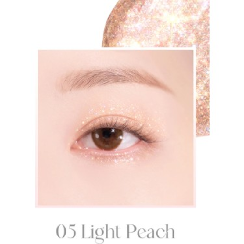 [CLEARANCE] [EXP NOV 2026] DASIQUE Starlit Jewel Liquid Glitter #05 Light Peach