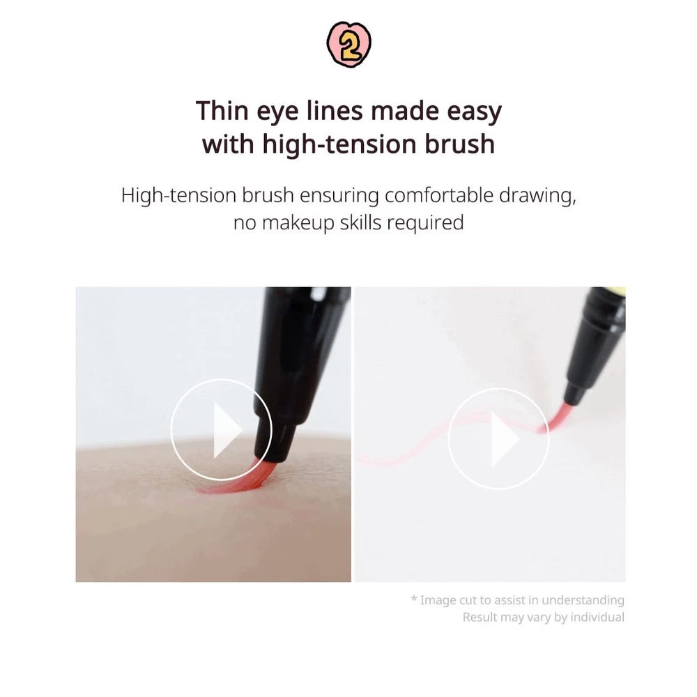 [CLEARANCE] [EXP JUNE 2027] PERIPERA Ink Thin Thin Brush Liner - #02 Brown Film