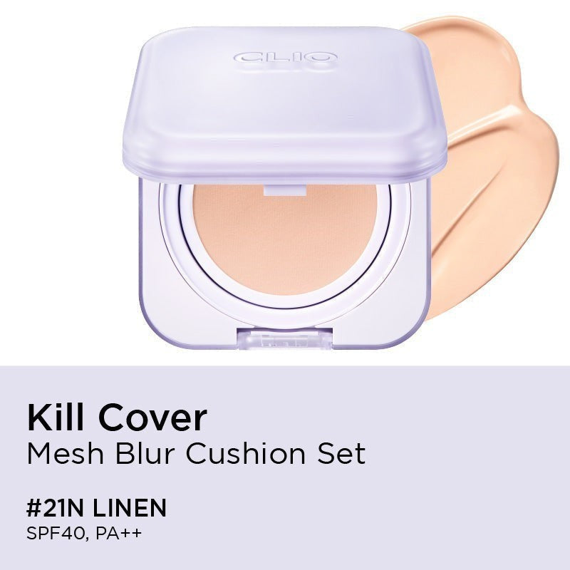 CLIO Kill Cover Mesh Blur Cushion Set - 3 Color to Choose (25AD)