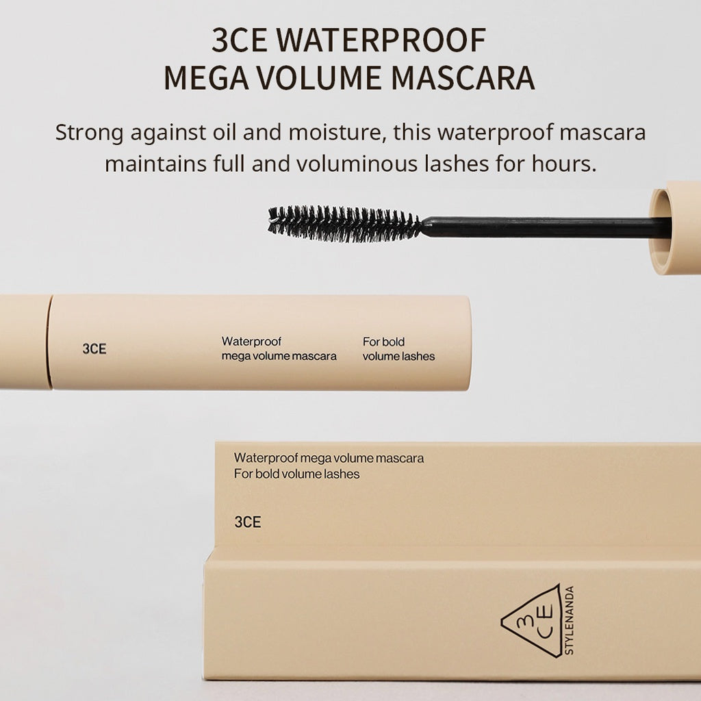 3CE Waterproof Mega Volume Mascara