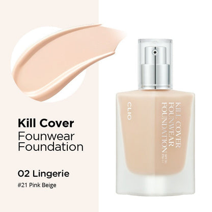 CLIO Kill Cover Founwear Foundation SPF30 PA+++ [3 Colors to Choose]