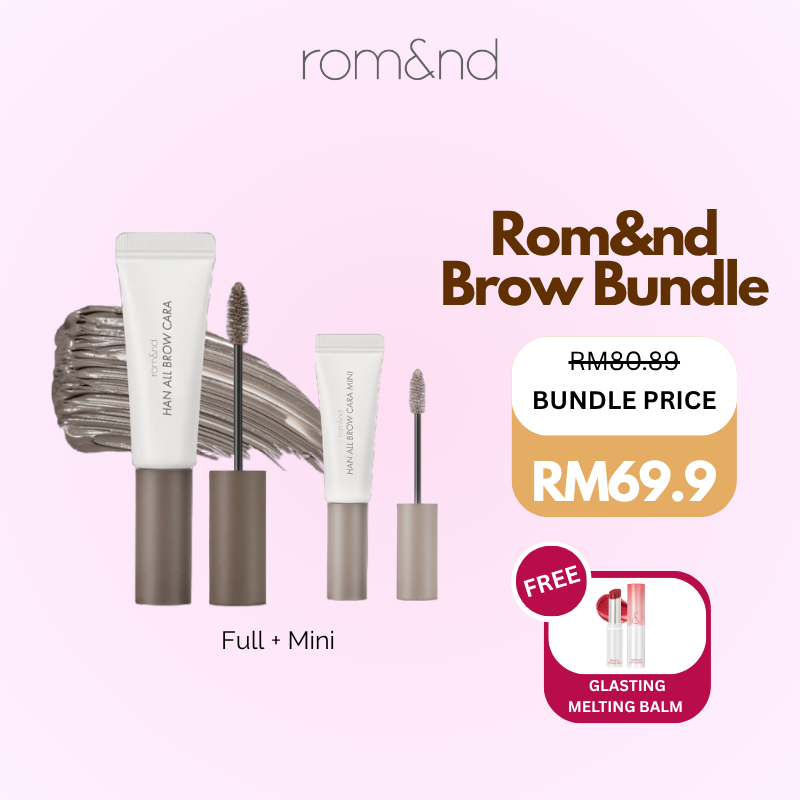 Romand Han All Brow Cara/Fixer + Mini Brow Bundle