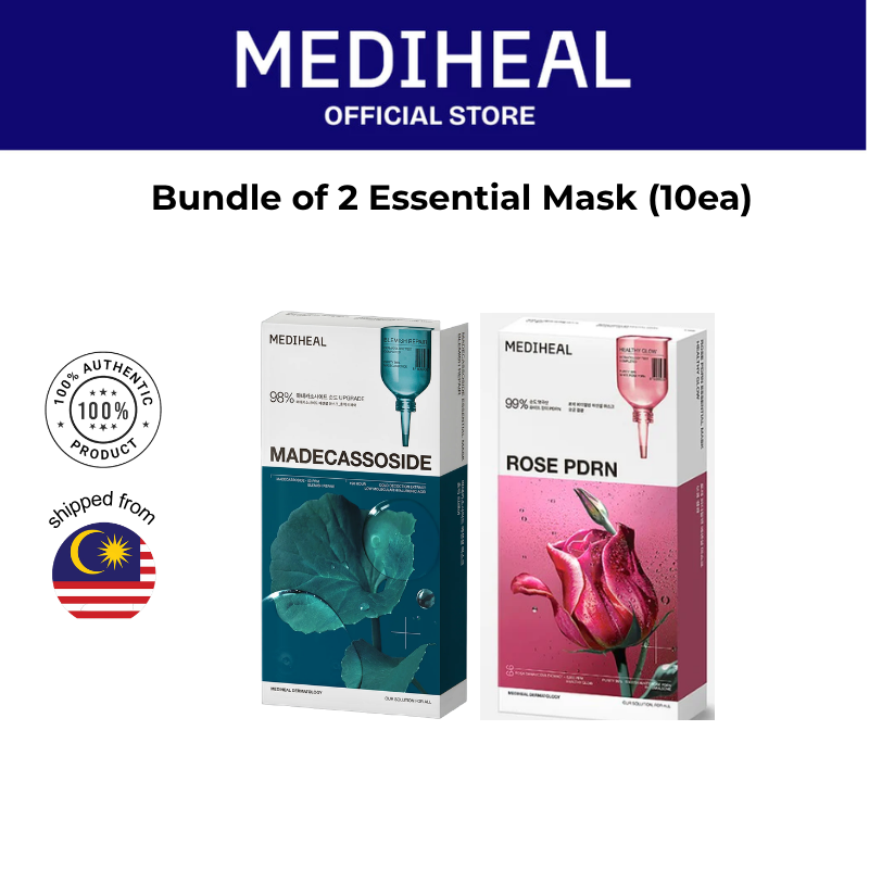 Bundle of 2 Mediheal Essential Mask (10ea x2)