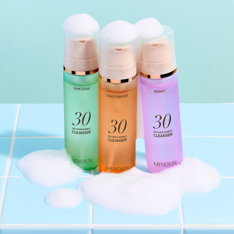 MENOKIN 30 Seconds Bubble Cleanser PERFECT 150ml