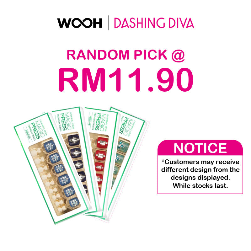 DASHING DIVA Mani / Pedi Random Pick (1 pcs RM11.90)