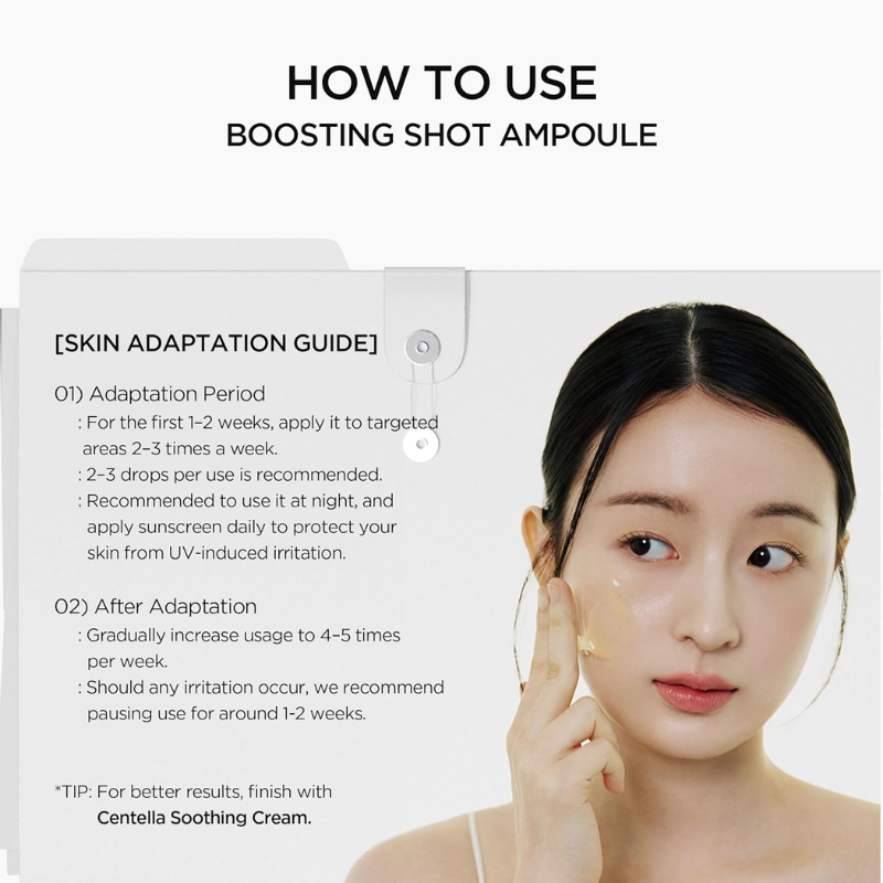SKIN1004 Madagascar Centella Retinol 0.2 Boosting Shot Ampoule 9ml