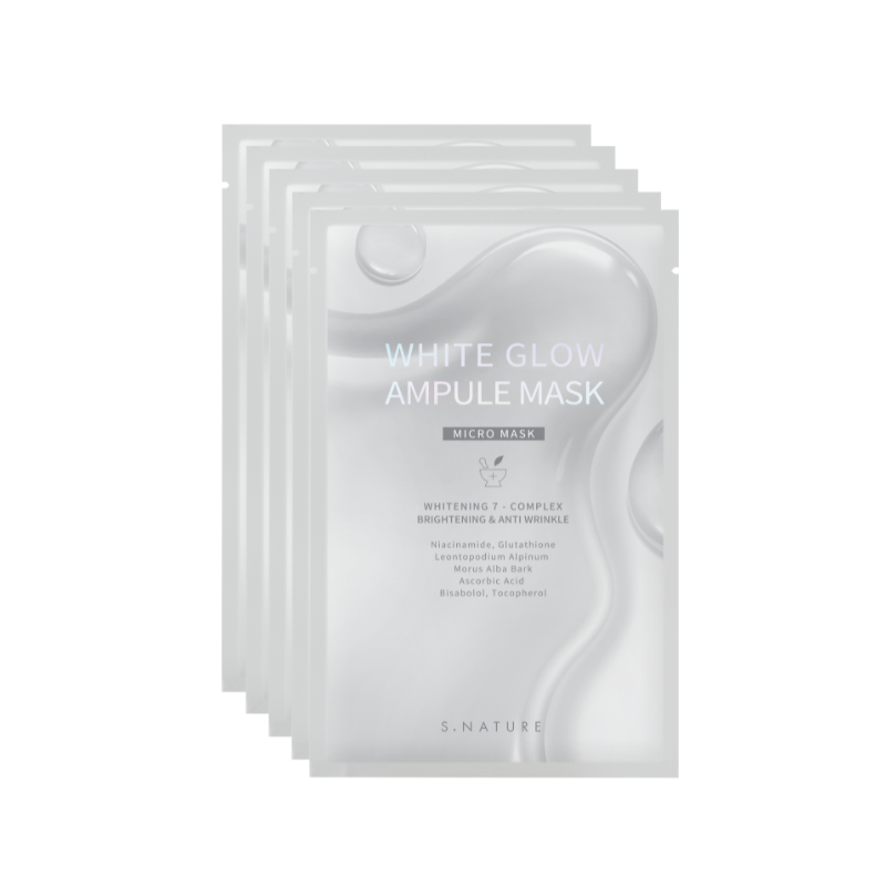 S.NATURE White Glow Ampule Mask (1ea/5ea)