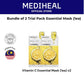 Bundle of 2 Mediheal Trial Pack Essential Mask (1ea x2)