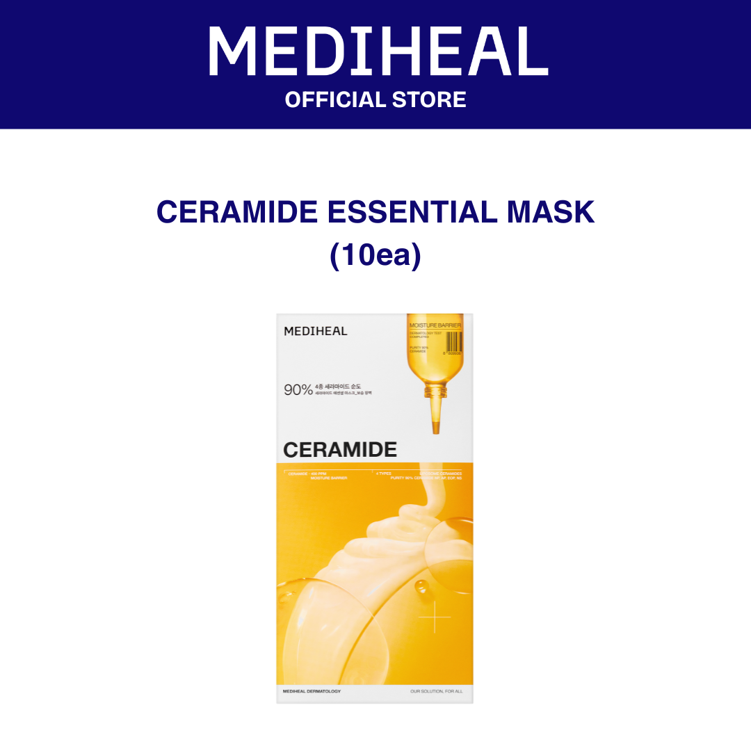 Mediheal Ceramide Essential Mask _ Moisture Barrier (10ea)