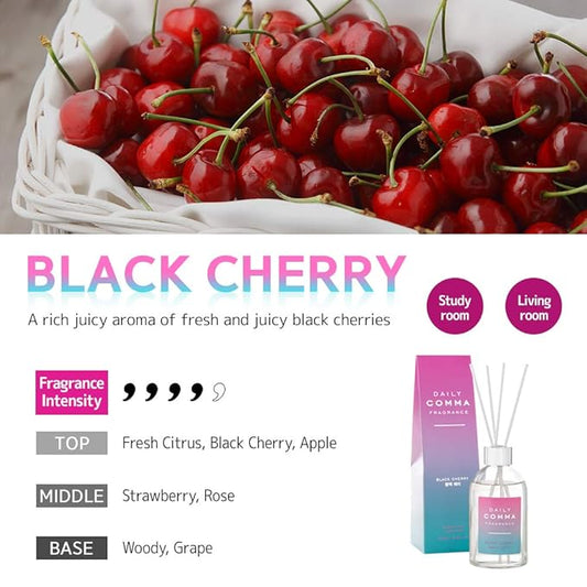 DAILY COMMA Aurora Gradation Diffuser Black Cherry 200ml
