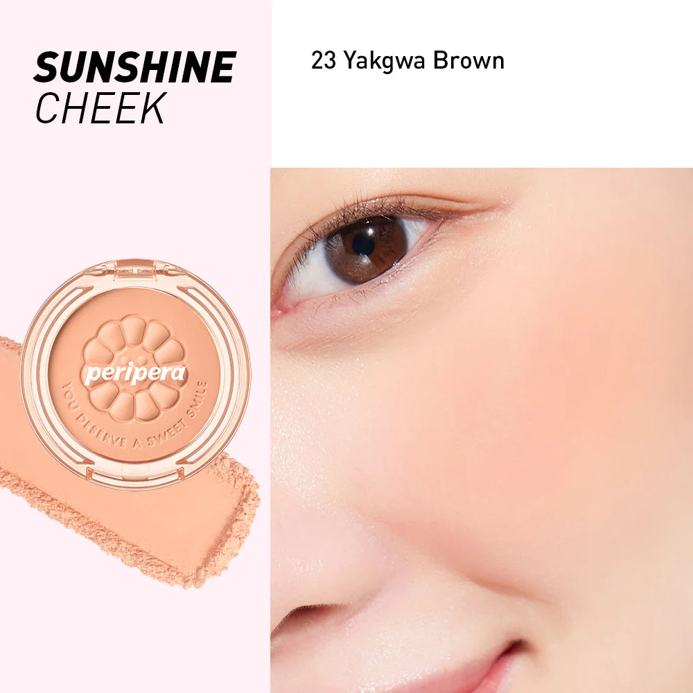 [CLEARANCE] [EXP APRIL 2027] PERIPERA Yakgwa Molyip Collection___Sunshine Cheek - #23 Yakgwa Brown