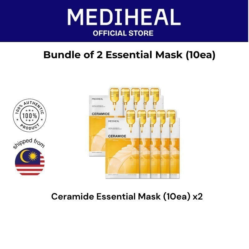 Bundle of 2 Mediheal Essential Mask (10ea x2)