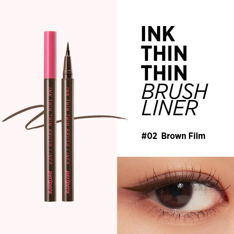 PERIPERA Ink Thin Thin Brush Liner [2 Colors to Choose] [CLEARANCE]