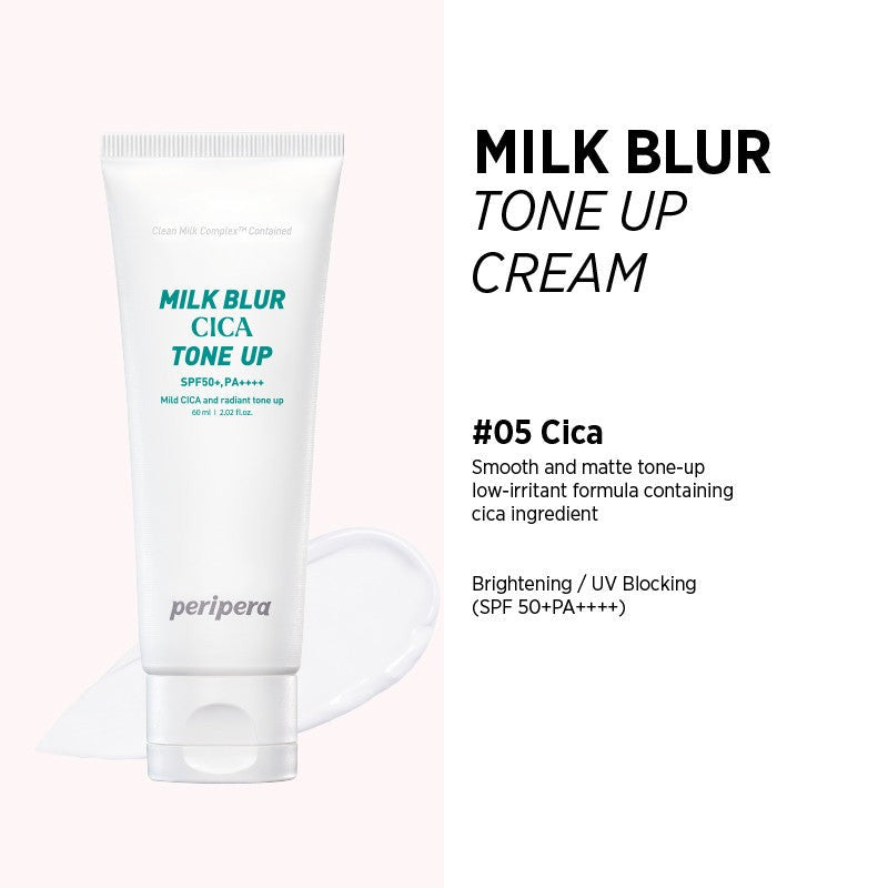 PERIPERA Milk Blur Tone Up Cream [5 Shades to Choose]