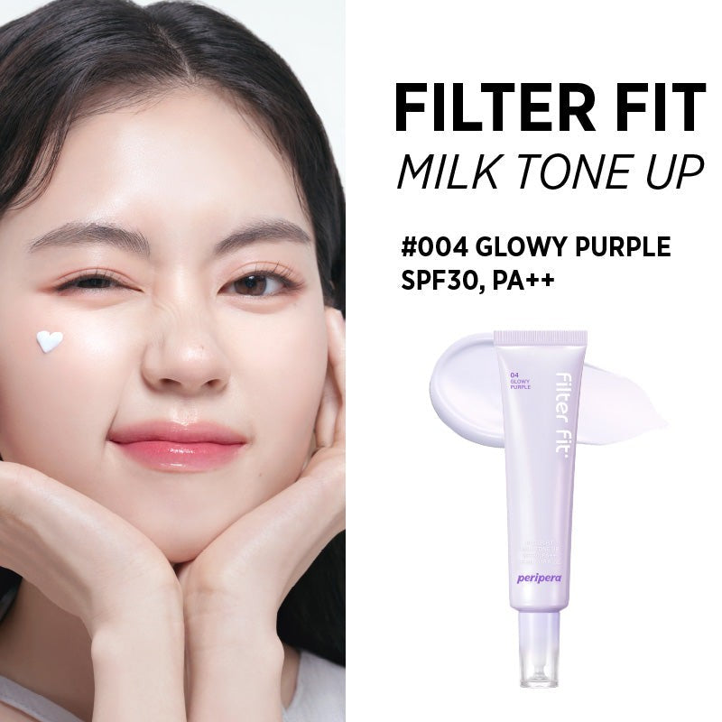 PERIPERA Filter Fit Milk Tone Up SPF30, PA++ - 4 Color to Choose