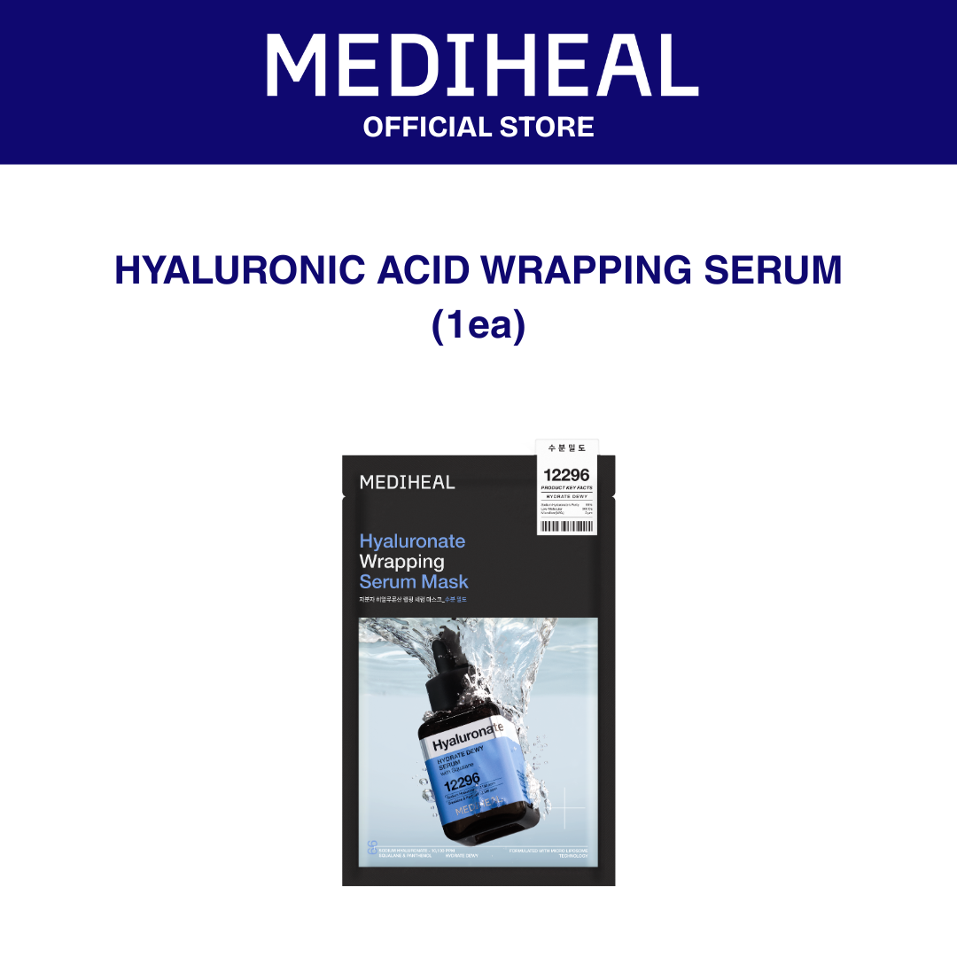 Mediheal Hyaluronic Acid Wrapping Serum Mask Hyadrate Dewy - 1ea