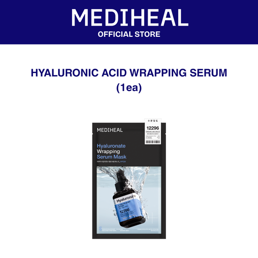 Mediheal Hyaluronic Acid Wrapping Serum Mask Hyadrate Dewy - 1ea