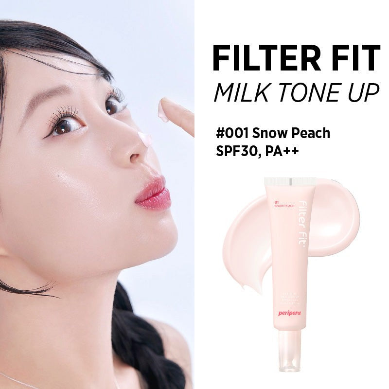 PERIPERA Filter Fit Milk Tone Up SPF30, PA++ - 4 Color to Choose