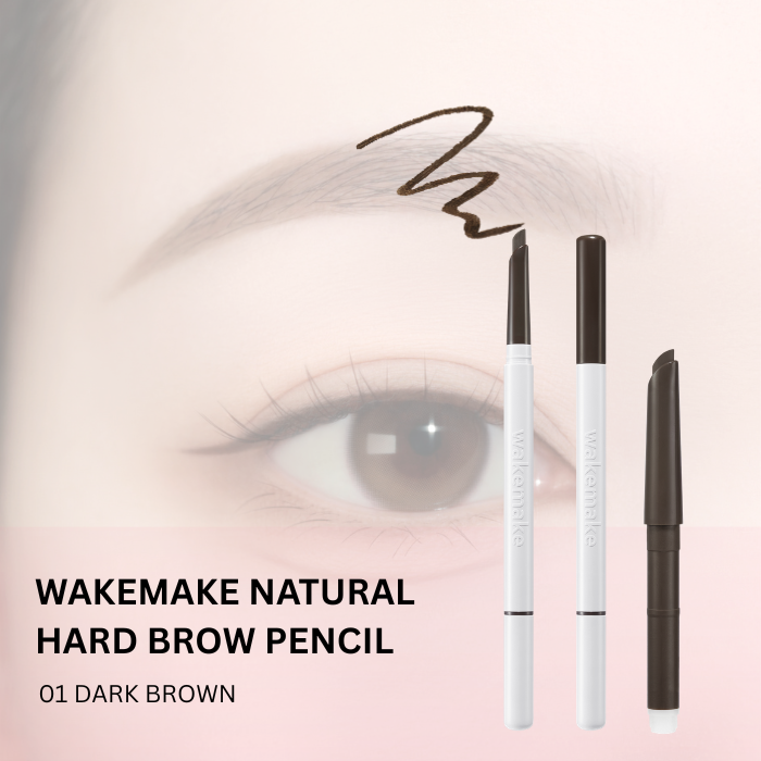 WAKEMAKE NATURAL HARD BROW PENCIL REFILL [5 Colors to choose)