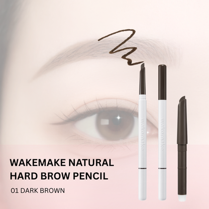 WAKEMAKE NATURAL HARD BROW PENCIL REFILL [5 Colors to choose)