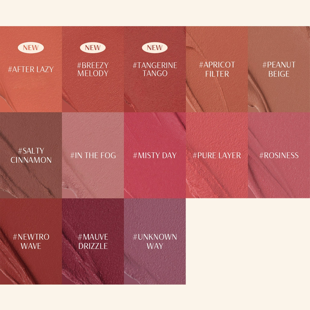 3CE Blur Matte Lipstick - 13 Colors to Choose