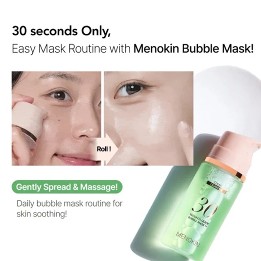 MENOKIN 30 Seconds Quick Bubble Mask BRIGHT 95ml