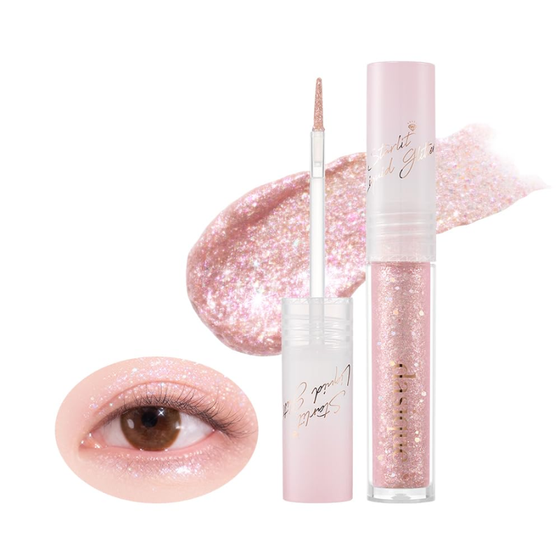 [CLEARANCE] [PACKAGING ISSUE] [EXP NOV 2026] DASIQUE Starlit Jewel Liquid Glitter #06 Pink Crystal