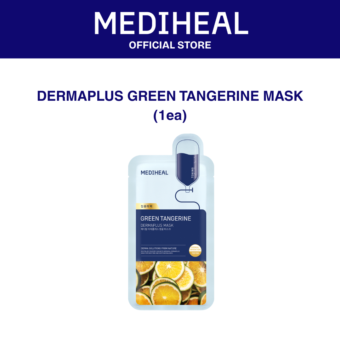 MEDIHEAL Dermaplus Green Tangerine Mask - 1ea