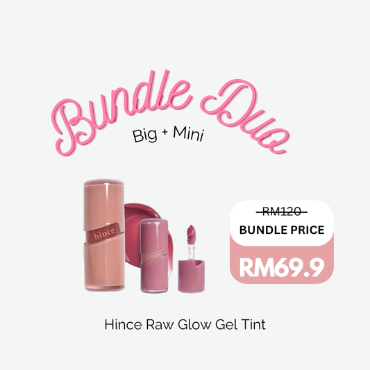 [Bundle Duo] hince Raw Glow Gel Tint Full Size + Mini