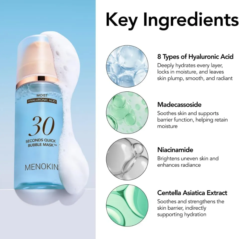 MENOKIN 30 Seconds Quick Bubble Mask BRIGHT 95ml
