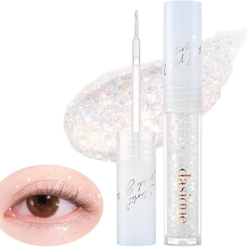 [CLEARANCE] [PACKAGING ISSUE] [EXP OCT 2026] DASIQUE Starlit Jewel Liquid Glitter #02 Candy Hearts