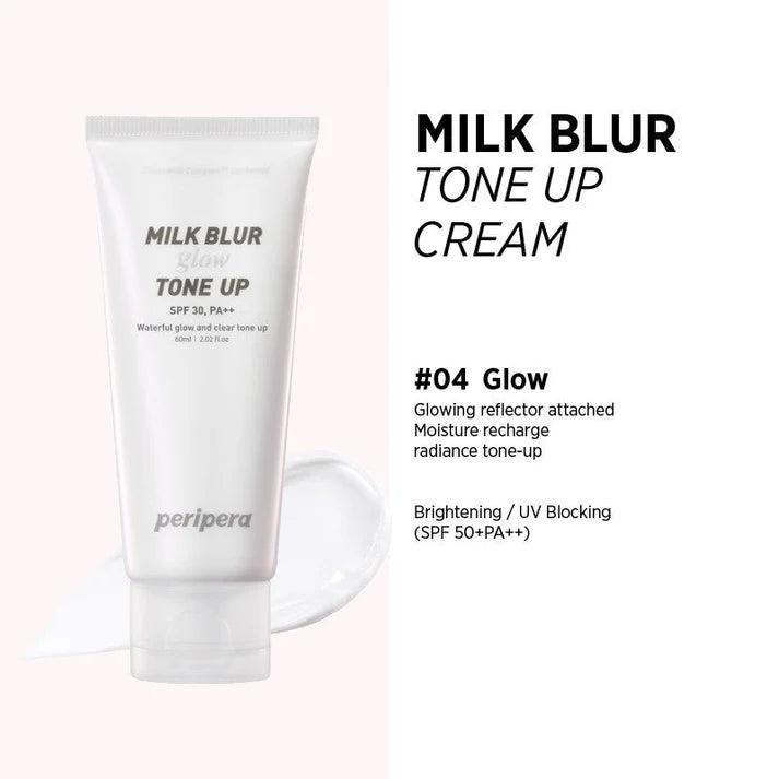[CLEARANCE] [EXP MARCH 2027] PERIPERA Milk Blur Tone Up Cream #04 Glow (NEW) One Size