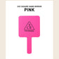 [FREE GIFT] 3CE Square Hand Mirror #Pink