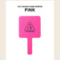 3CE Square Hand Mirror #Pink